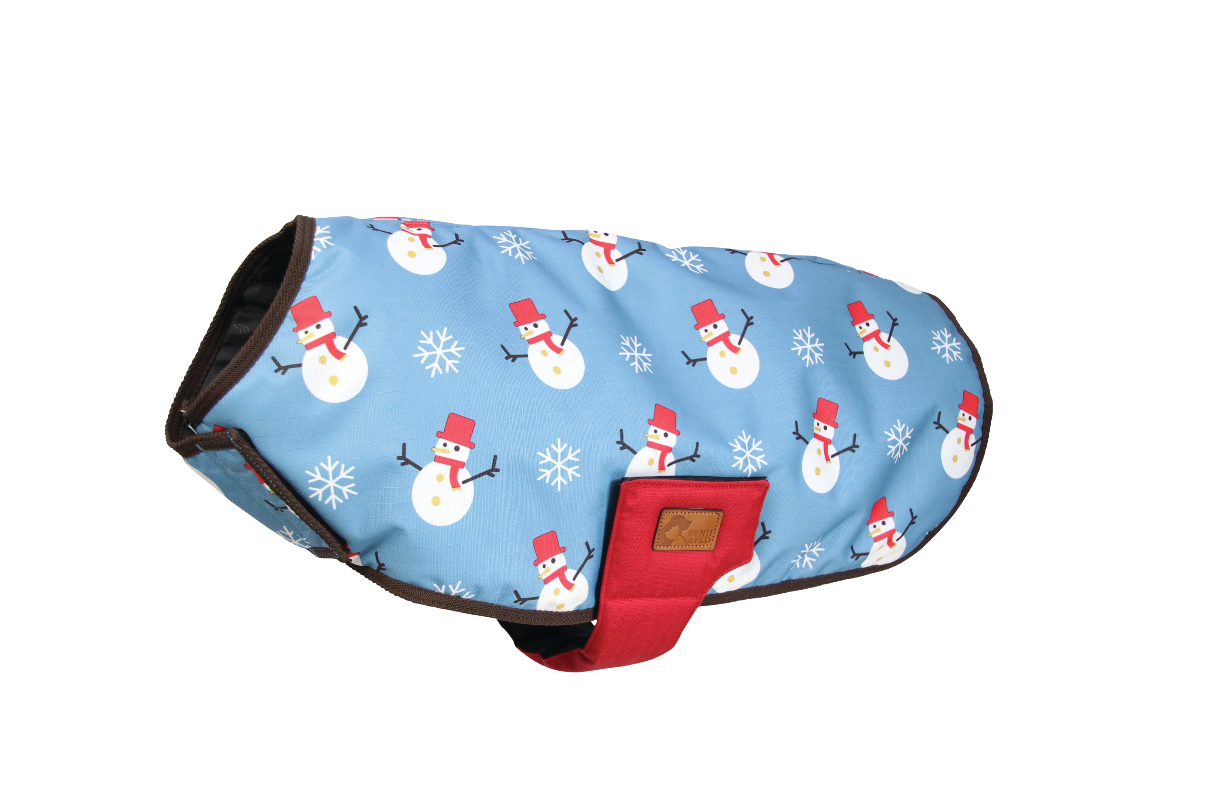 Benji &amp; Flo Snowy the Snowman Dog Coat image 1